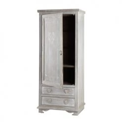 Maisons Du Monde Armoires Armoire En Bois De Paulownia Grisé -Armoires enfant Soldes armoire en bois de paulownia grise 1000 3 6 110214 14