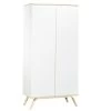 Sauthon Armoires Enfant Armoire Enfant 2 Portes 209x102x56cm En Bois Blanc 2 Sauthon Armoires Enfant Armoire Enfant 2 Portes 209x102x56cm En Bois Blanc -Armoires enfant Soldes armoire enfant 2 portes 209x102x56cm en bois blanc