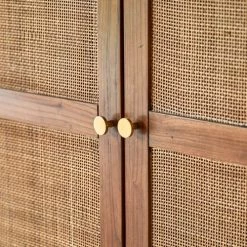 Tikamoon Armoires Enfant Armoire Enfant En Orme Et Cannage -Armoires enfant Soldes armoire enfant en orme et cannage 2