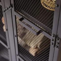 Tikamoon Armoires Enfant Armoire Grillagée Enfant En Métal -Armoires enfant Soldes armoire grillagee enfant en metal 2