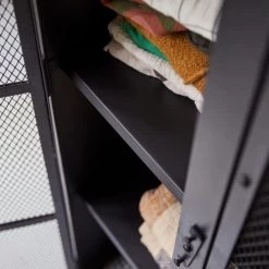 Tikamoon Armoires Enfant Armoire Grillagée Enfant En Métal -Armoires enfant Soldes armoire grillagee enfant en metal 4