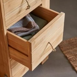 Tikamoon Armoires Enfant Armoire Penderie Enfant En Teck Massif -Armoires enfant Soldes armoire penderie enfant en teck massif 4