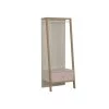 Terre De Nuit Armoires Enfant Armoire Portant à Vêtements 1 Tiroir En Bois Imitation Chêne Blanchi 1
