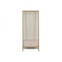 Terre De Nuit Armoires Enfant Armoire Portant à Vêtements 1 Tiroir En Bois Imitation Chêne Blanchi 1 -Armoires enfant Soldes armoire portant a vetements 1 tiroir en bois imitation chene blanchi 1 2