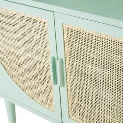 Maisons Du Monde Bibliothèques Et étagères Enfant Bibliothèque 2 Portes Verte Et Beige -Armoires enfant Soldes bibliotheque 2 portes verte et beige 1000 11 16 226213 3