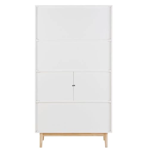 Maisons Du Monde Rangements Ados Bibliothèque 2 Tiroirs 2 Portes Blanche à Motifs 6 Maisons Du Monde Rangements Ados Bibliothèque 2 Tiroirs 2 Portes Blanche à Motifs – Image 4