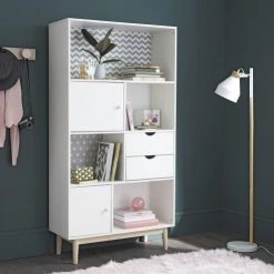 Maisons Du Monde Rangements Ados Bibliothèque 2 Tiroirs 2 Portes Blanche à Motifs 13 Maisons Du Monde Rangements Ados Bibliothèque 2 Tiroirs 2 Portes Blanche à Motifs -Armoires enfant Soldes bibliotheque 2 tiroirs 2 portes blanche a motifs 1000 13 4 170523 9