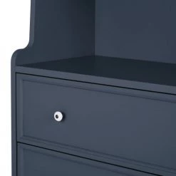 Maisons Du Monde Bibliothèques Et étagères Enfant Bibliothèque 2 Tiroirs Bleu Nuit Grisé -Armoires enfant Soldes bibliotheque 2 tiroirs bleu nuit grise 1000 1 31 215527 3