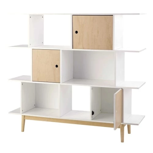 Maisons Du Monde Bibliothèques Et étagères Enfant Bibliothèque 3 Portes Blanche 4 Maisons Du Monde Bibliothèques Et étagères Enfant Bibliothèque 3 Portes Blanche – Image 2