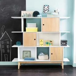 Maisons Du Monde Bibliothèques Et étagères Enfant Bibliothèque 3 Portes Blanche 11 Maisons Du Monde Bibliothèques Et étagères Enfant Bibliothèque 3 Portes Blanche -Armoires enfant Soldes bibliotheque 3 portes blanche 1000 4 36 159362 5