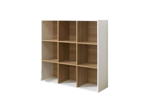 Nateo Concept Bibliothèques Et étagères Enfant Bibliothèque 9 Cases Blanc 3 Nateo Concept Bibliothèques Et étagères Enfant Bibliothèque 9 Cases Blanc