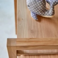 Tikamoon Bibliothèques Et étagères Enfant Bibliothèque Basse Enfant En Teck Massif -Armoires enfant Soldes bibliotheque basse enfant en teck massif 2