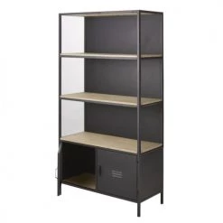 Maisons Du Monde Bibliothèques Et étagères Enfant Bibliothèque Bicolore 2 Portes En Métal -Armoires enfant Soldes bibliotheque bicolore 2 portes en metal 1000 8 32 206303 2