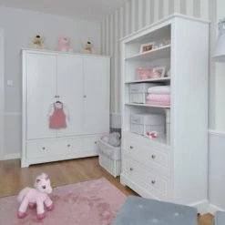 Bellamy Bibliothèques Et étagères Enfant Bibliothèque Blanc -Armoires enfant Soldes bibliotheque blanc 3