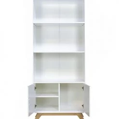 Bopita Bibliothèques Et étagères Enfant Bibliothèque Blanc Naturel -Armoires enfant Soldes bibliotheque blanc naturel 10