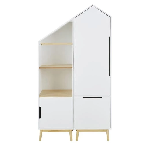 Maisons Du Monde Bibliothèques Et étagères Enfant Bibliothèque Enfant Maison Modulable Côté Droit 1 Porte Blanche 7 Maisons Du Monde Bibliothèques Et étagères Enfant Bibliothèque Enfant Maison Modulable Côté Droit 1 Porte Blanche – Image 5