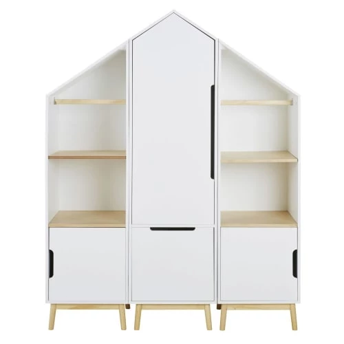 Maisons Du Monde Bibliothèques Et étagères Enfant Bibliothèque Enfant Maison Modulable Côté Droit 1 Porte Blanche 4 Maisons Du Monde Bibliothèques Et étagères Enfant Bibliothèque Enfant Maison Modulable Côté Droit 1 Porte Blanche – Image 2