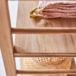 Tikamoon Bibliothèques Et étagères Enfant Bibliothèque Haute Enfant En Teck Massif -Armoires enfant Soldes bibliotheque haute enfant en teck massif 2