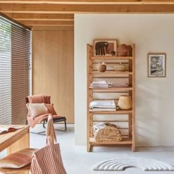 Tikamoon Bibliothèques Et étagères Enfant Bibliothèque Haute Enfant En Teck Massif