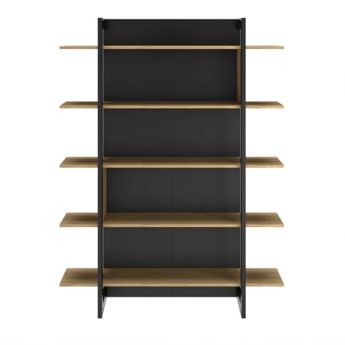 Diagone Bibliothèques Et étagères Enfant Bibliothèque Industriel Effet Bois Noir 3 Diagone Bibliothèques Et étagères Enfant Bibliothèque Industriel Effet Bois Noir