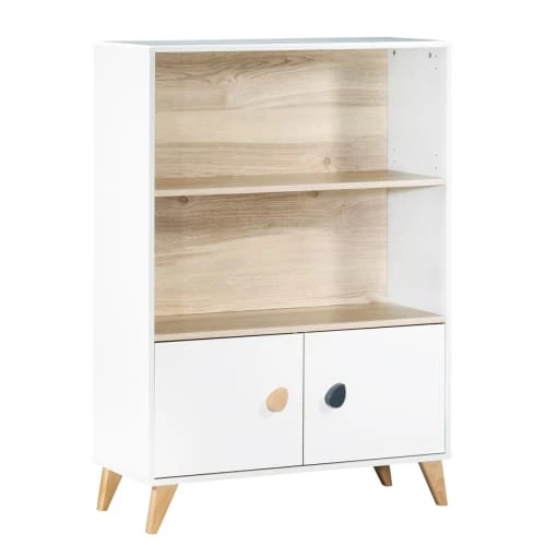 Sauthon Bibliothèques Et étagères Enfant Bibliothèque Meuble Gouttes 120x86x35cm En Bois Blanc 3 Sauthon Bibliothèques Et étagères Enfant Bibliothèque Meuble Gouttes 120x86x35cm En Bois Blanc