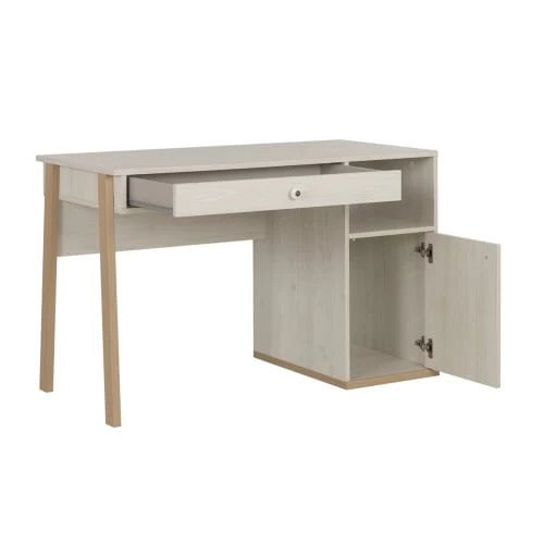 Gami Bureaux Enfant Bureau 1 Porte 1 Tiroir Châtaignier Blanchi 5 Gami Bureaux Enfant Bureau 1 Porte 1 Tiroir Châtaignier Blanchi – Image 3