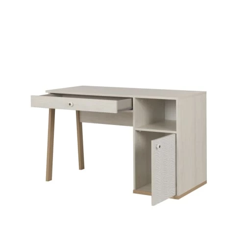 Gami Bureaux Enfant Bureau 1 Porte 1 Tiroir Châtaignier Blanchi 7 Gami Bureaux Enfant Bureau 1 Porte 1 Tiroir Châtaignier Blanchi – Image 5