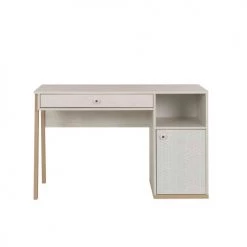 Terre De Nuit Bureaux Enfant Bureau 1 Porte 1 Tiroir En Bois Imitation ChĂȘne Blanchi
