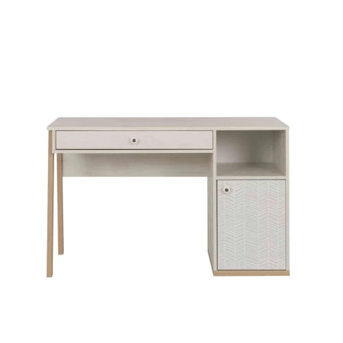 Terre De Nuit Bureaux Enfant Bureau 1 Porte 1 Tiroir En Bois Imitation Chêne Blanchi 3 Terre De Nuit Bureaux Enfant Bureau 1 Porte 1 Tiroir En Bois Imitation Chêne Blanchi
