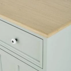 Maisons Du Monde Bureaux Enfant Bureau 1 Porte Et 1 Tiroir Vert De Gris -Armoires enfant Soldes bureau 1 porte et 1 tiroir vert de gris 1000 3 26 215563 4