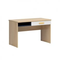 Brw Bureaux Enfant Bureau 1 Tiroir 1 Niche Naturel Blanc Et Jaune 7 Brw Bureaux Enfant Bureau 1 Tiroir 1 Niche Naturel Blanc Et Jaune -Armoires enfant Soldes bureau 1 tiroir 1 niche naturel blanc et jaune 2