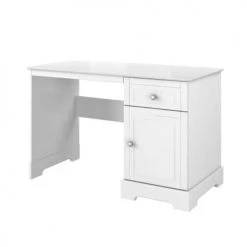 Bellamy Bureaux Enfant Bureau 1 Tiroir 1 Porte Blanc