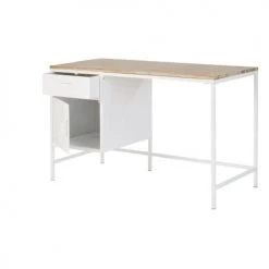 Maisons Du Monde Bureaux Et Meubles Secrétaires Bureau 1 Tiroir 1 Porte En Métal Blanc Et Sapin 10 Maisons Du Monde Bureaux Et Meubles Secrétaires Bureau 1 Tiroir 1 Porte En Métal Blanc Et Sapin -Armoires enfant Soldes bureau 1 tiroir 1 porte en metal blanc et sapin 1000 4 2 192784 3