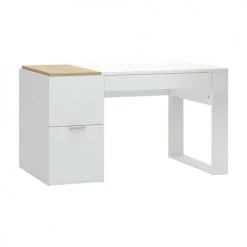 Calicosy Bureaux Enfant Bureau 140 Cm Avec Rangements - Blanc