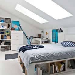 Calicosy Bureaux Enfant Bureau 140 Cm Avec Rangements - Blanc -Armoires enfant Soldes bureau 140 cm avec rangements blanc 5