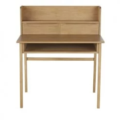 Maisons Du Monde Bureaux Enfant Bureau 2 Tiroirs 1 Niche 1 étagère Marron