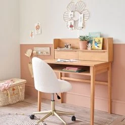 Maisons Du Monde Bureaux Enfant Bureau 2 Tiroirs 1 Niche 1 étagère Marron -Armoires enfant Soldes bureau 2 tiroirs 1 niche 1 etagere marron 1000 9 18 226092 5