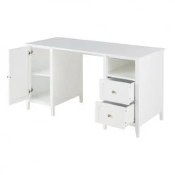 Maisons Du Monde Bureaux Enfant Bureau 2 Tiroirs 1 Niche 1 Porte Blanc -Armoires enfant Soldes bureau 2 tiroirs 1 niche 1 porte blanc 1000 7 39 226277 2