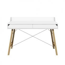 Bellamy Bureaux Enfant Bureau 2 Tiroirs Blanc