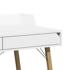Bellamy Bureaux Enfant Bureau 2 Tiroirs Blanc -Armoires enfant Soldes bureau 2 tiroirs blanc 5