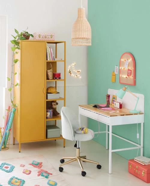 Maisons Du Monde Bureaux Enfant Bureau 2 Tiroirs Blanc Et Beige 7 Maisons Du Monde Bureaux Enfant Bureau 2 Tiroirs Blanc Et Beige – Image 5
