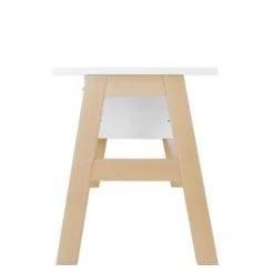 Bopita Bureaux Enfant Bureau 2 Tiroirs Blanc Naturel -Armoires enfant Soldes bureau 2 tiroirs blanc naturel 4