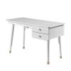 Terre De Nuit Bureaux Enfant Bureau 2 Tiroirs En Bois Blanc