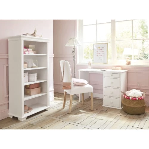 Maisons Du Monde Bureaux Et Meubles Secrétaires Bureau 4 Tiroirs Blanc 6 Maisons Du Monde Bureaux Et Meubles Secrétaires Bureau 4 Tiroirs Blanc – Image 4