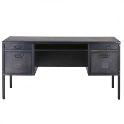 Maisons Du Monde Bureaux Enfant Bureau 4 Tiroirs En Métal Gris
