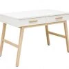 Bopita Bureaux Enfant Bureau Avec 2 Tiroirs Blanc/Naturel -Armoires enfant Soldes bureau avec 2 tiroirs blanc naturel