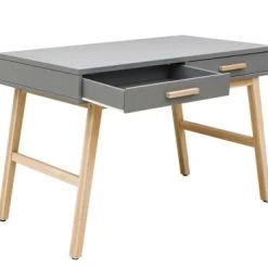 Bopita Bureaux Enfant Bureau Avec 2 Tiroirs Gris/Naturel 8 Bopita Bureaux Enfant Bureau Avec 2 Tiroirs Gris/Naturel -Armoires enfant Soldes bureau avec 2 tiroirs gris naturel 2