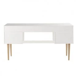 Maisons Du Monde Bureaux Enfant Bureau Bicolore 2 Portes 2 Tiroirs Cannage En Rotin -Armoires enfant Soldes bureau bicolore 2 portes 2 tiroirs cannage en rotin 1000 10 34 206305 4