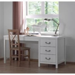 Vipack Bureaux Enfant Bureau Blanc -Armoires enfant Soldes bureau blanc 10