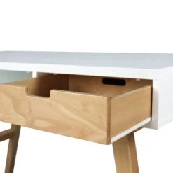 Bopita Bureaux Enfant Bureau Blanc/naturel Excl. 3x Tiroir 358153xx En MDF Et Hêtre -Armoires enfant Soldes bureau blanc naturel excl 3x tiroir 358153xx en mdf et hetre 4